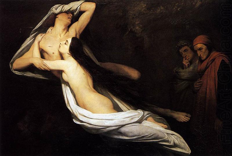 Dante and Virgil Encountering the Shades of, Ary Scheffer